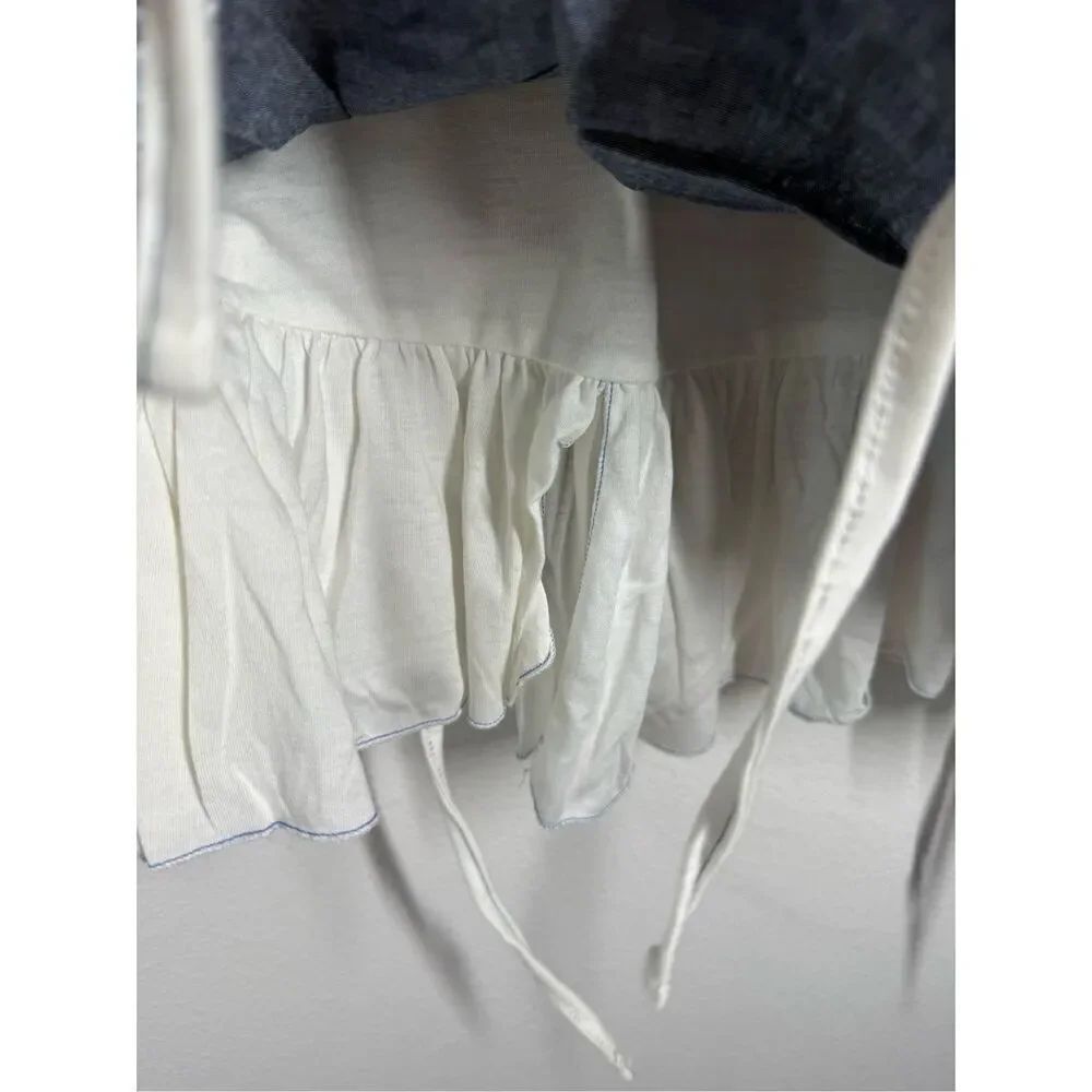 C’Fait Pour Vous Bohemian Lagenlook Women’s Dress/Top Linen Blend Sz L*See Notes - Picture 7 of 16